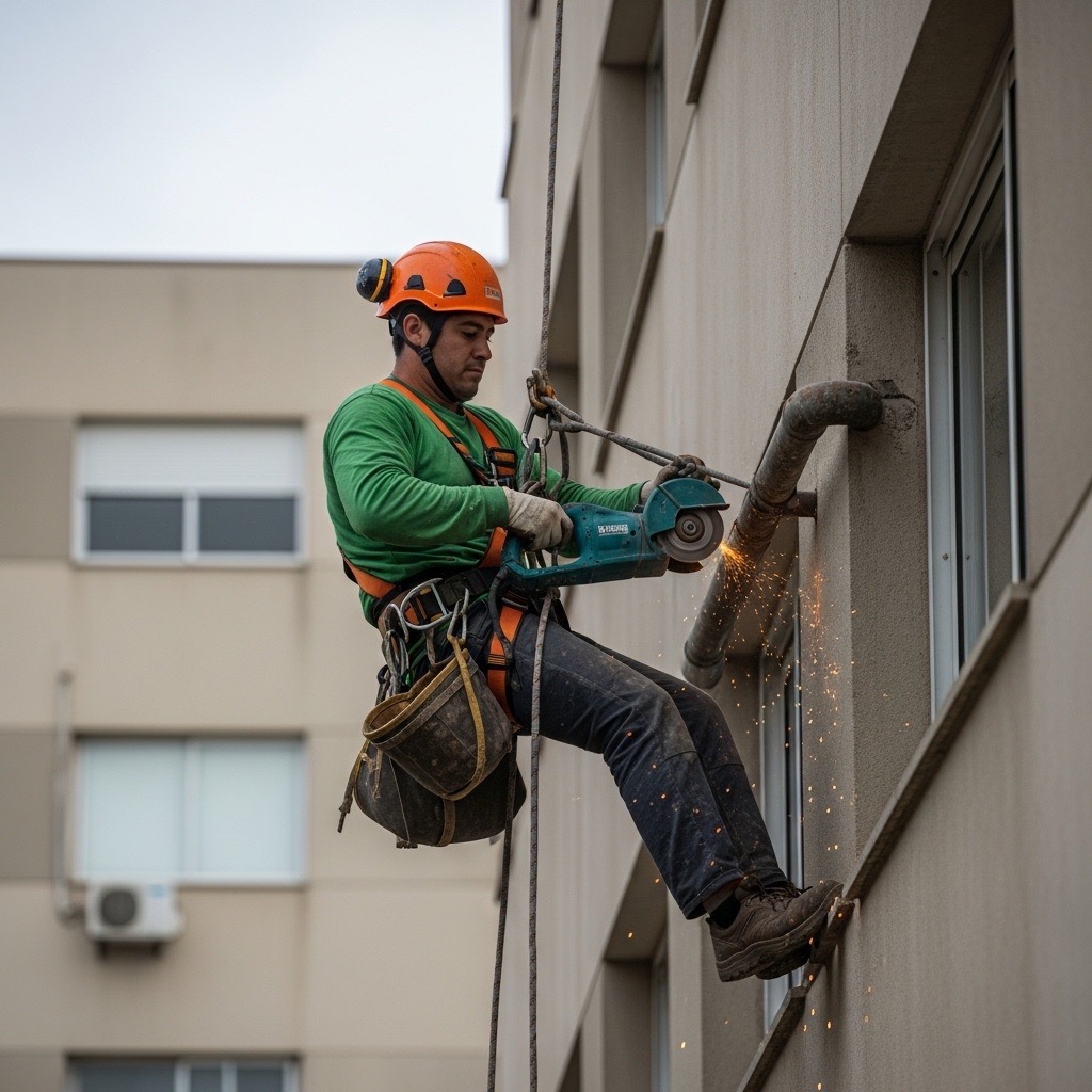 Reparación de bajantes sin obras