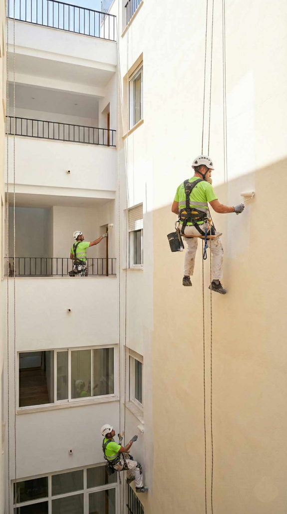 Pintar patio de luces