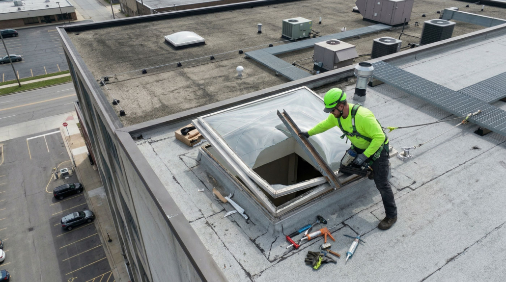 Reparación de urgencias de claraboyas barcelona