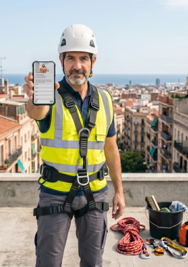 Presupuesto limpieza de cristales en altura